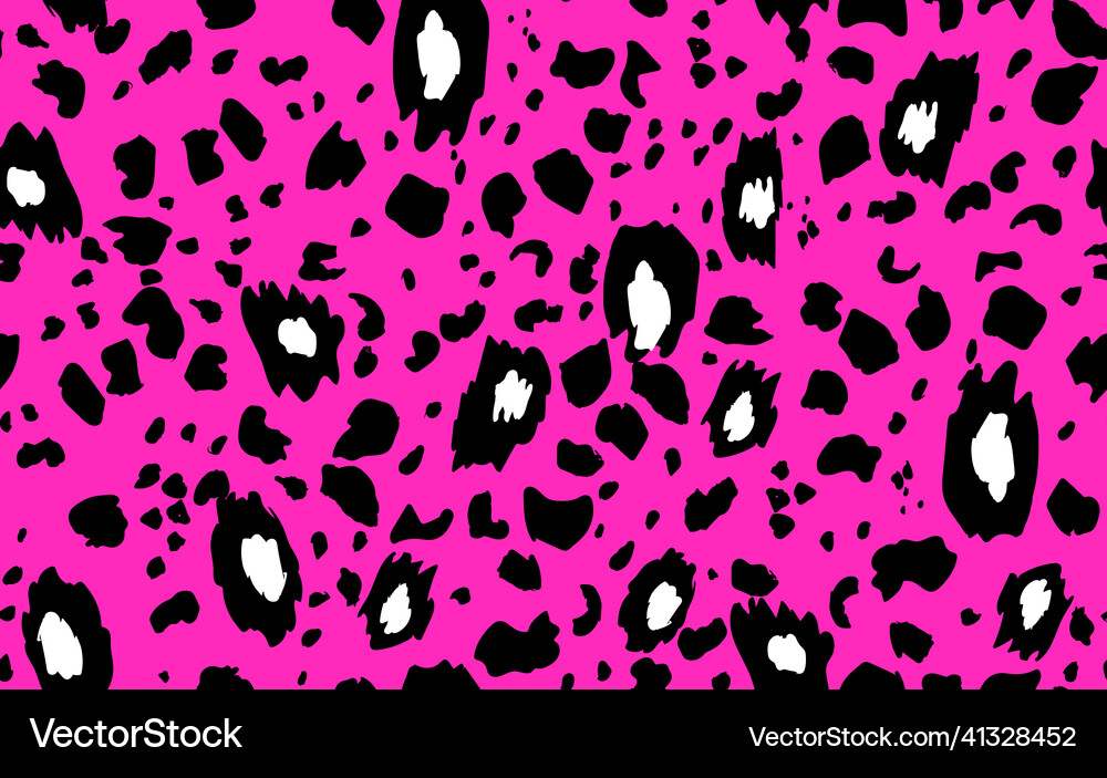 Abstract modern leopard seamless pattern animals Vector Image