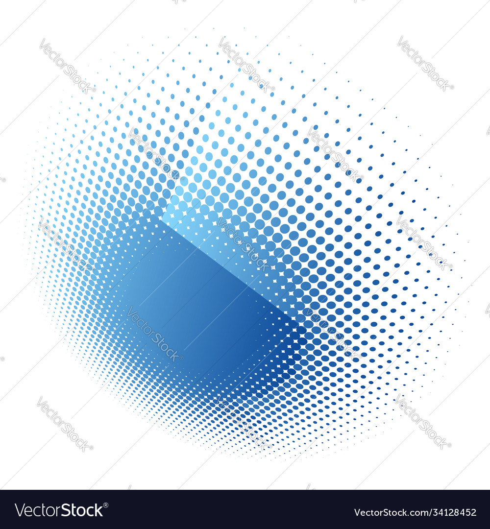Colorful halftone pattern texture in 3d