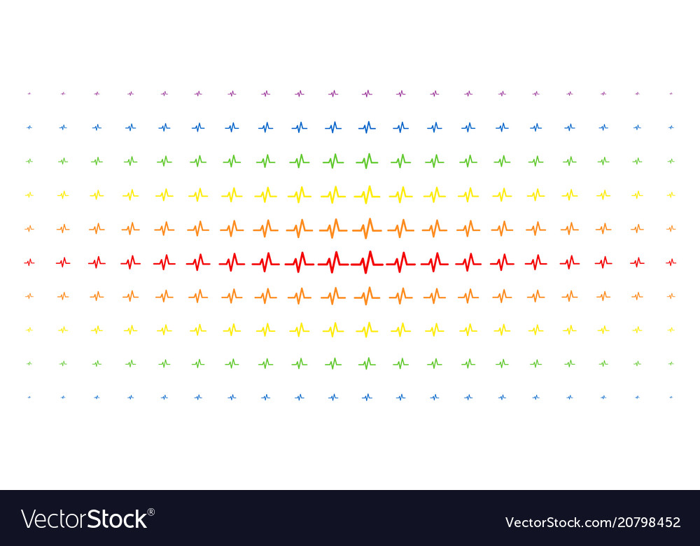 Pulse Spectrum Halftone Pattern