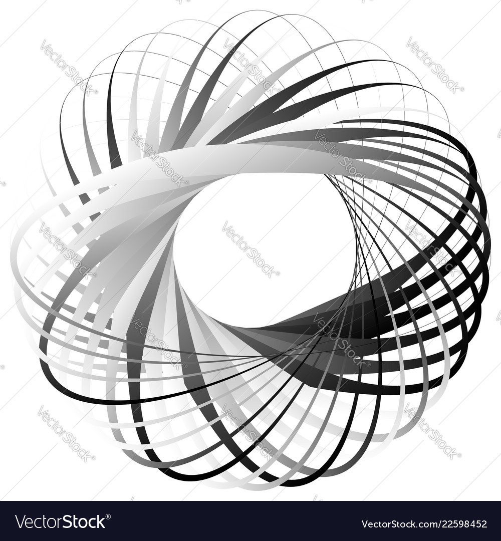 Random circular element abstract monochrome Vector Image Random circular element abstract monochrome