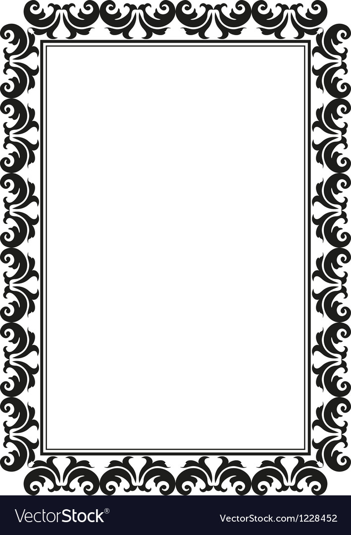 rectangle frame vector