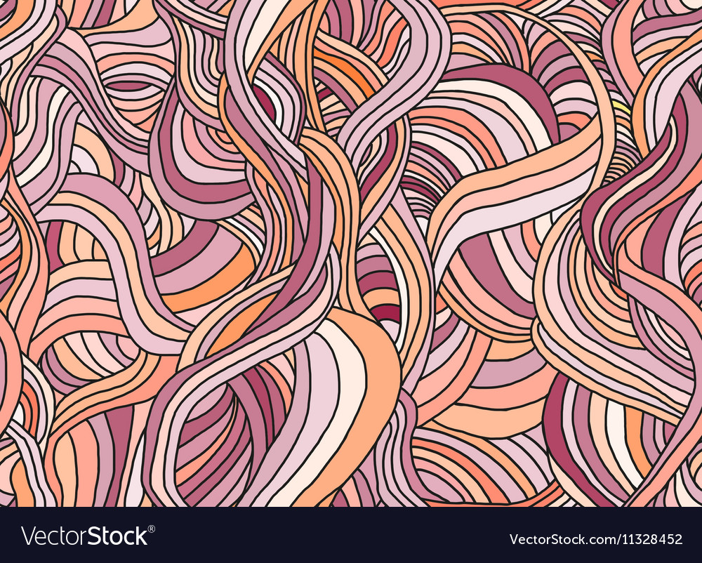 Seamless abstract pattern with waves