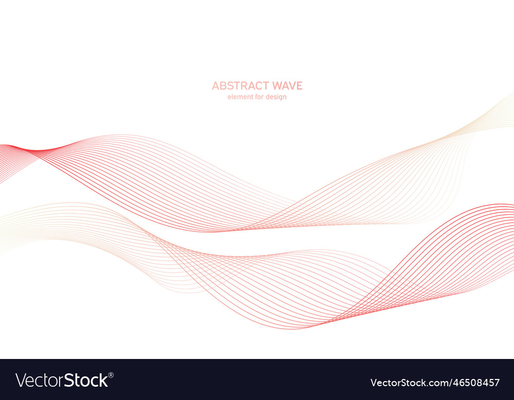Abstract colorful wave element for design digital vector image Abstract colorful wave element for design digital