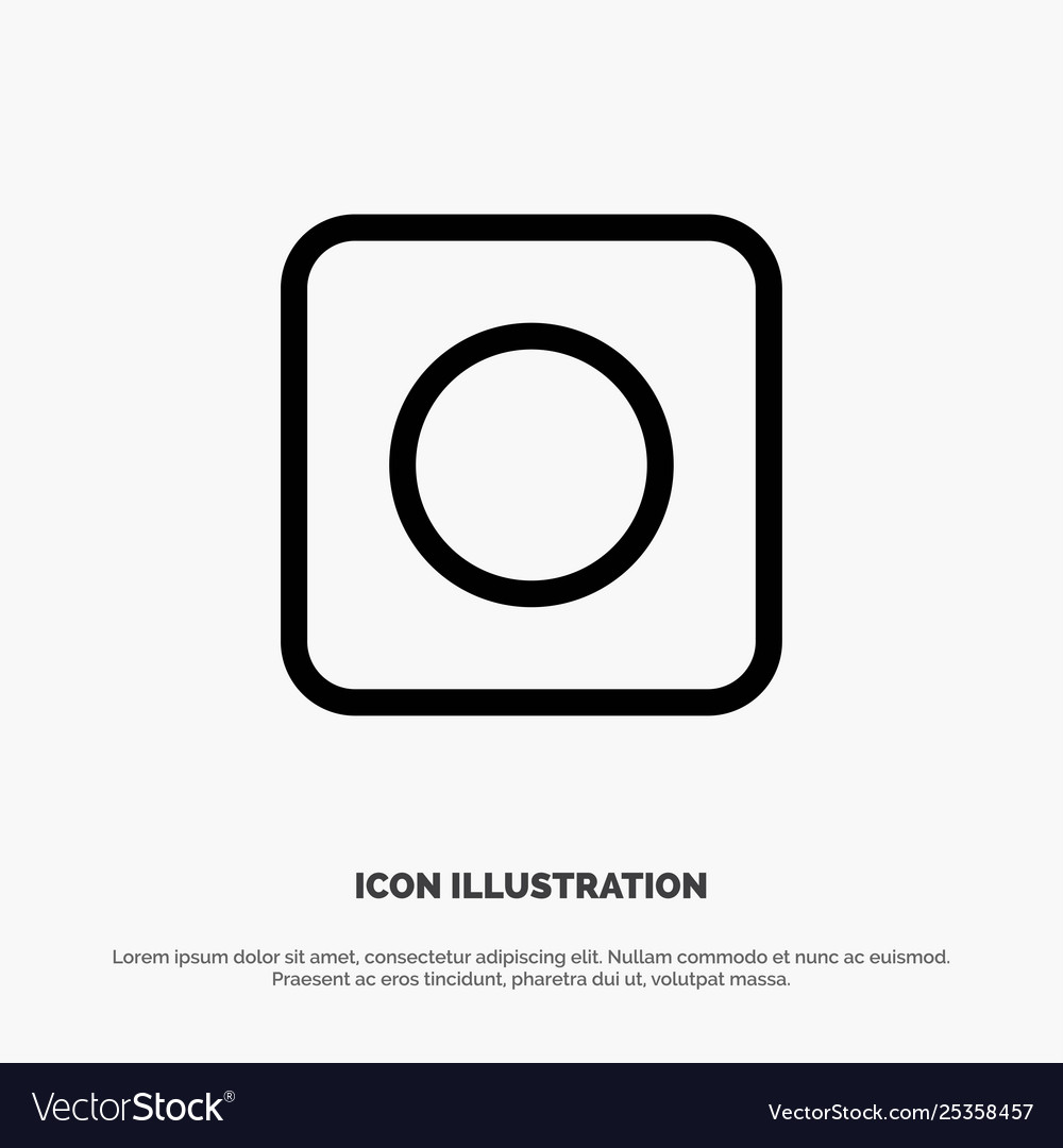 App browser maximize line icon Vector Image App browser maximize line icon