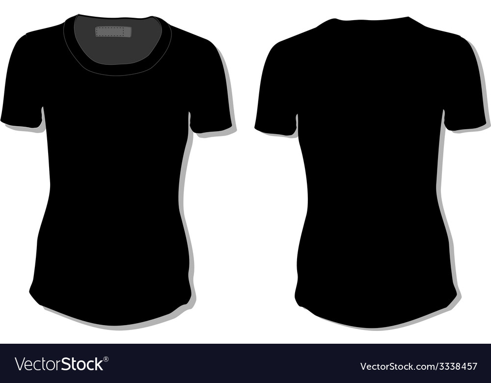 White women t-shirt Royalty Free Vector Image - VectorStock