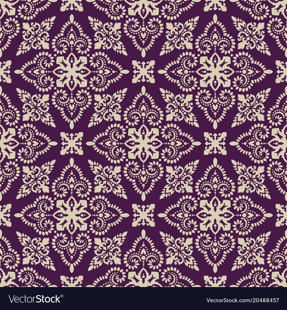 Damask seamless pattern