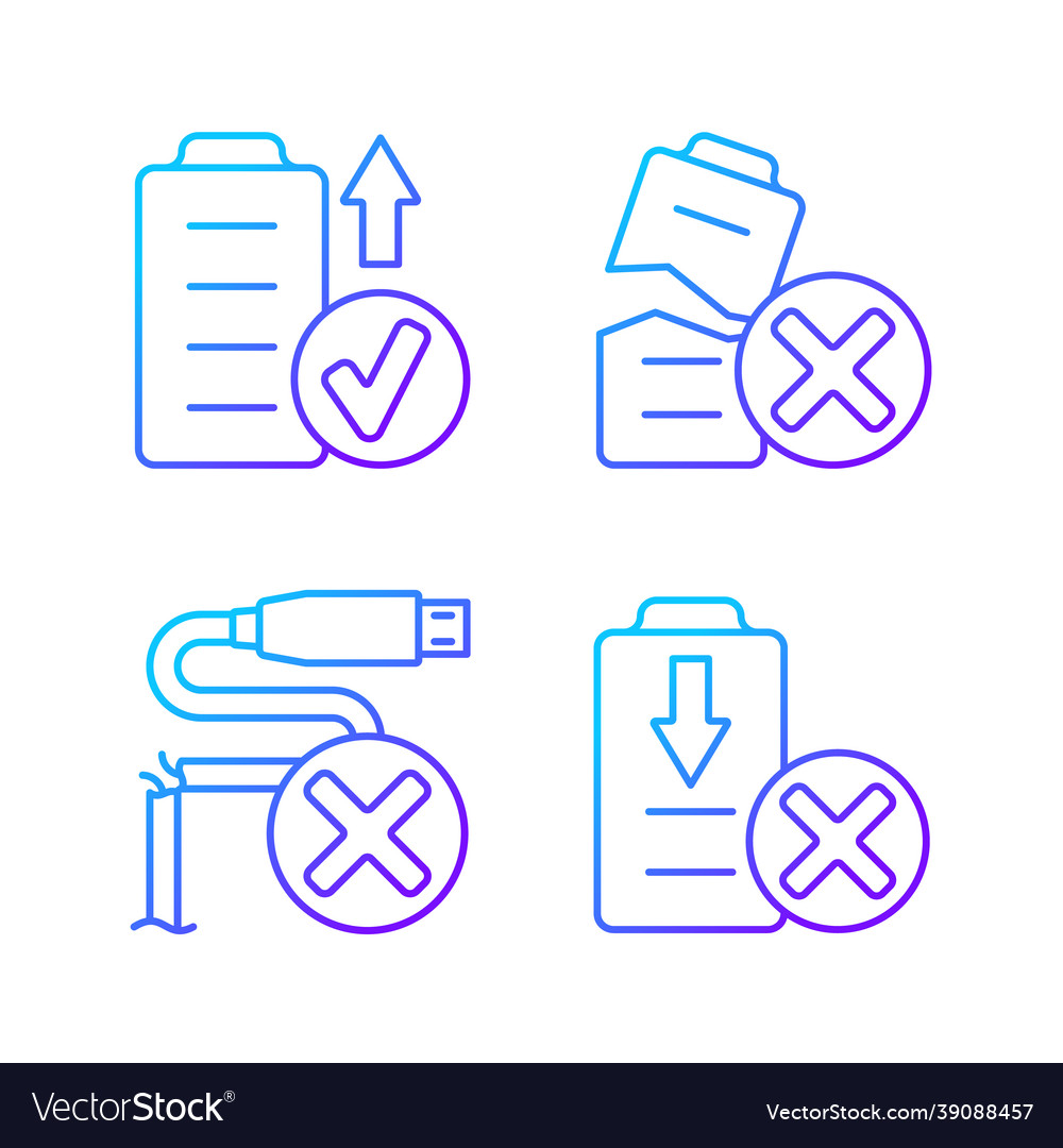 Drone performance gradient linear manual label vector image Drone performance gradient linear manual label