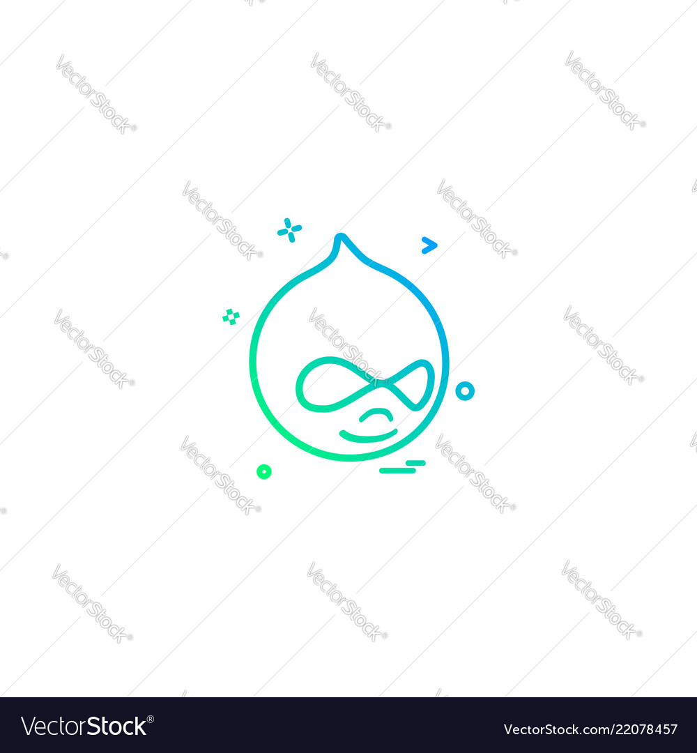 Drupal icon design