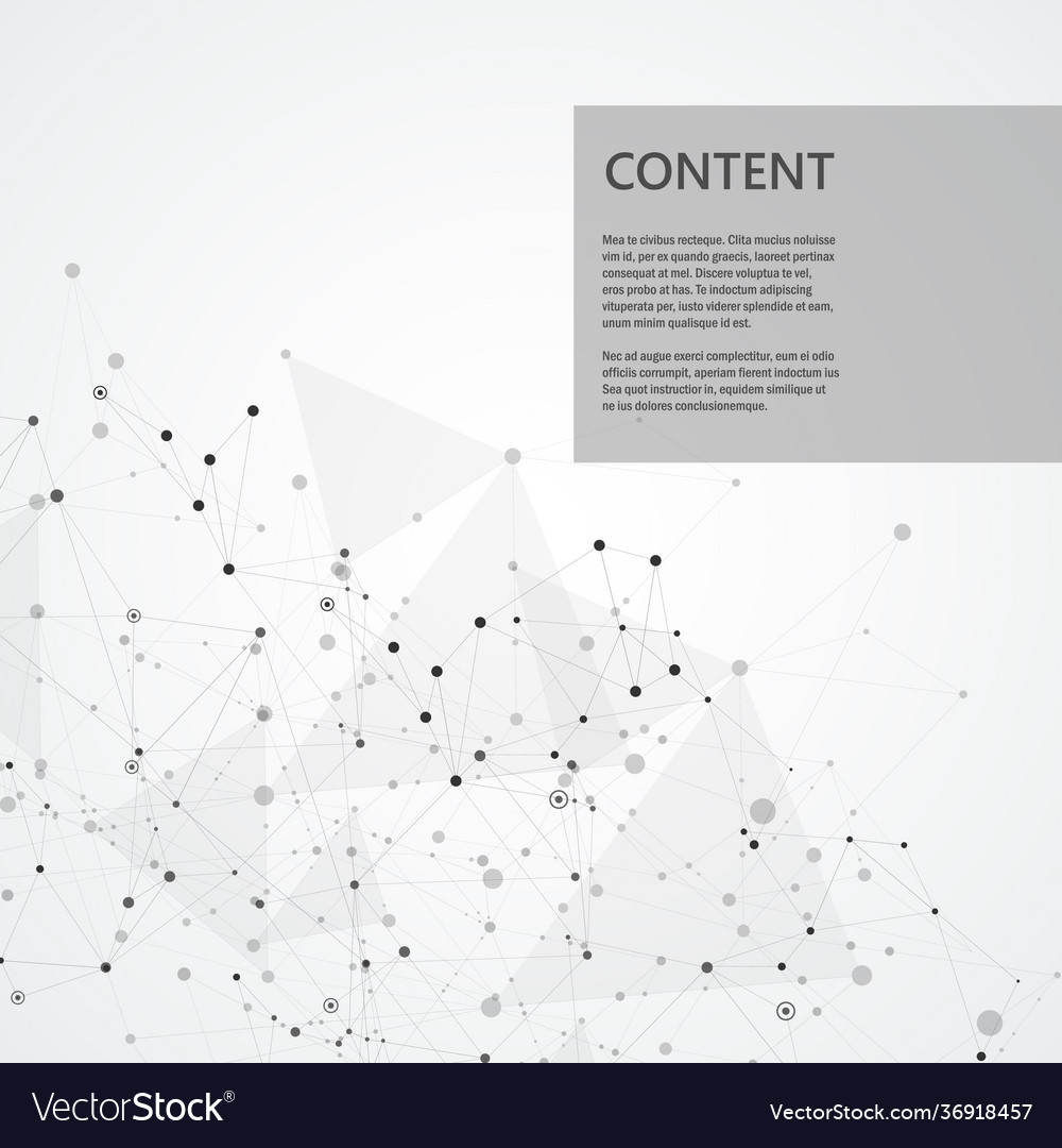 Geometric background with connected abstract vector image Geometric background with connected abstract
