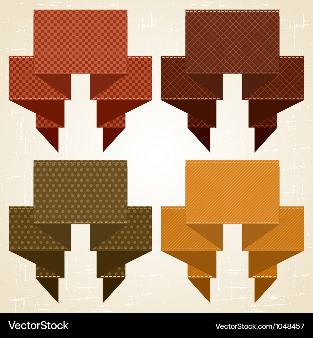Retro speech bubbles set Royalty Free Vector Image