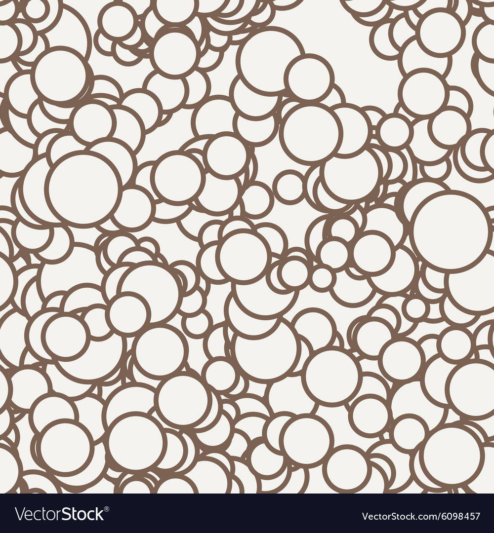 Seamless pattern of contour circles