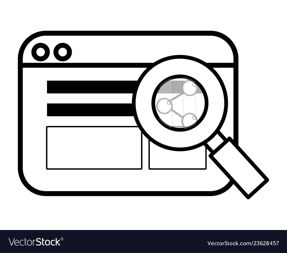 Technology computer window cartoon