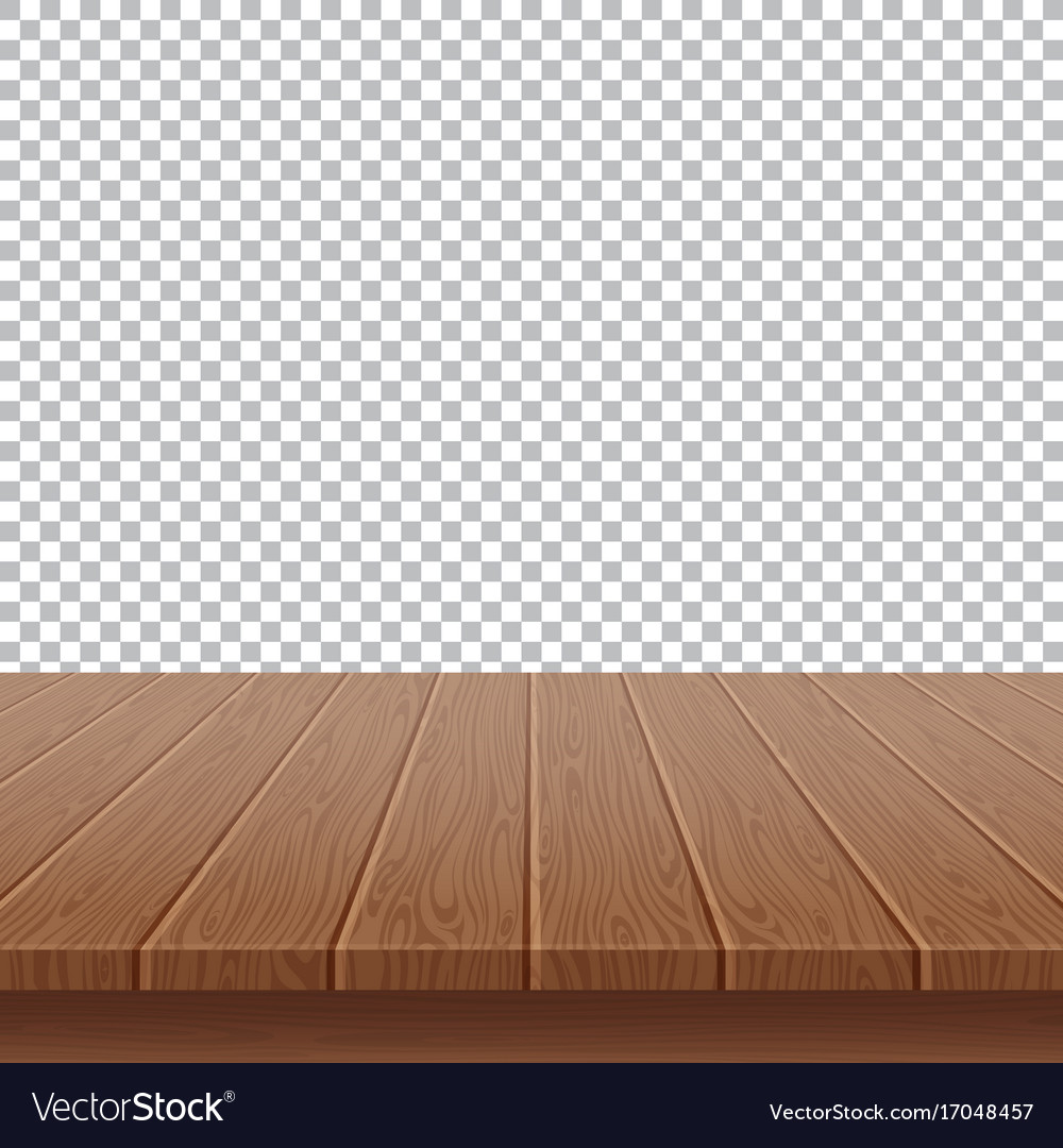 Wood white desk table top surface in perspective Vector Image