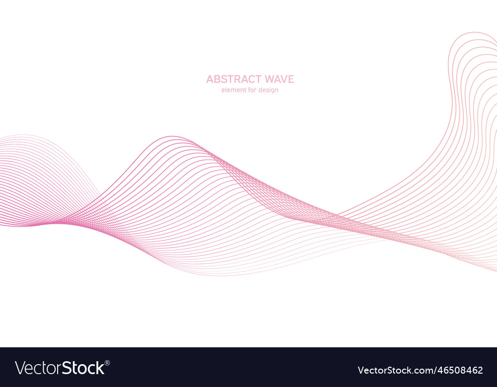 Abstract colorful wave element for design digital Vector Image Abstract colorful wave element for design digital