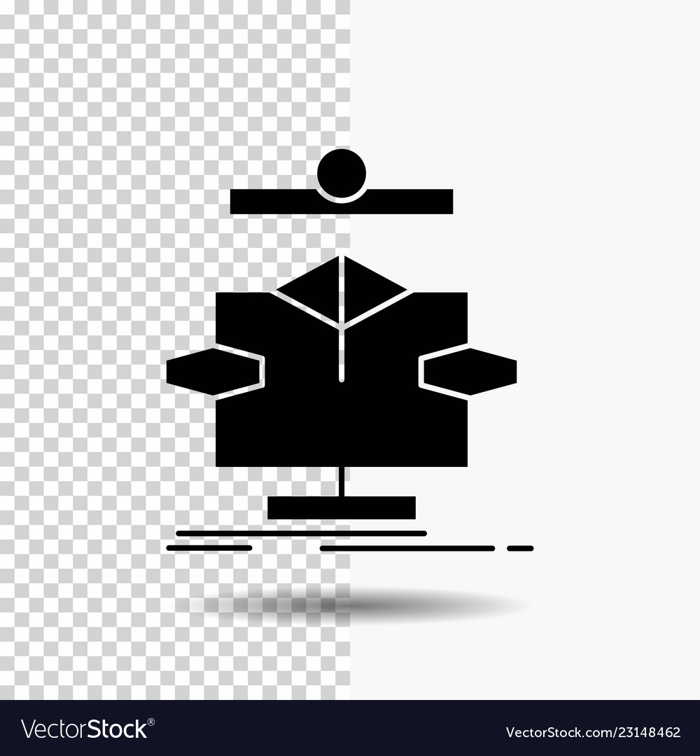 Algorithm Diagramm Datendiagramm Fluss Glyph Symbol vector image Algorithm Diagramm Datendiagramm Fluss Glyph Symbol
