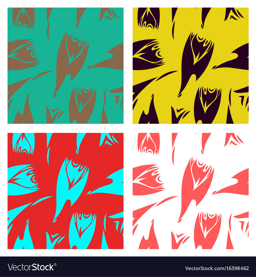 Assembly of patterns in striped style