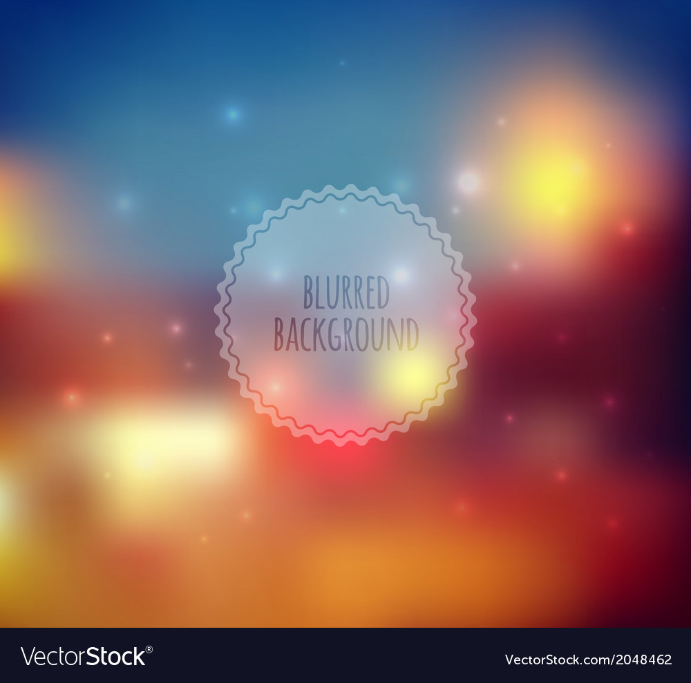 Blurred web design template