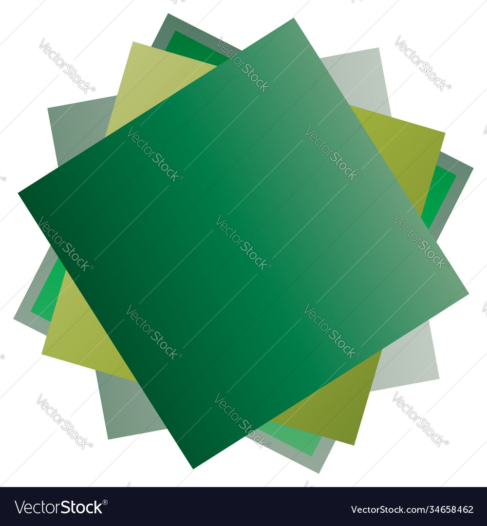 Random rotated overlapping chaotic squares vector image Random rotated overlapping chaotic squares