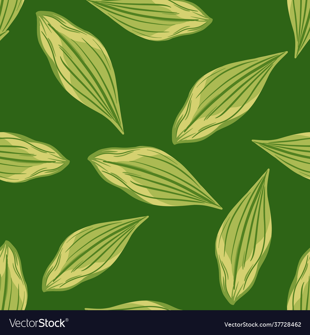 Random spring seamless pattern with hand drawn vector image Random spring seamless pattern with hand drawn