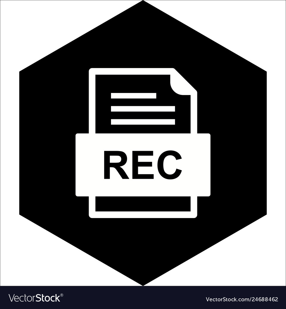 Rec file document icon