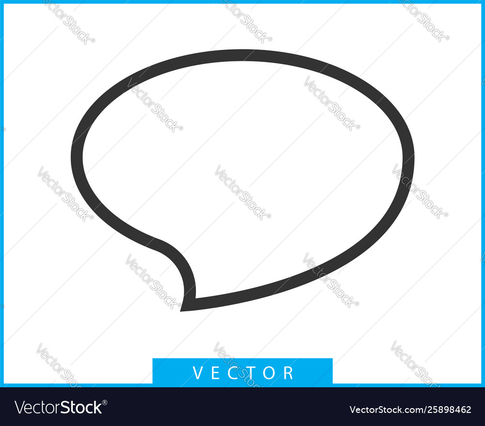 Talk bubble speech icon blank empty bubbles