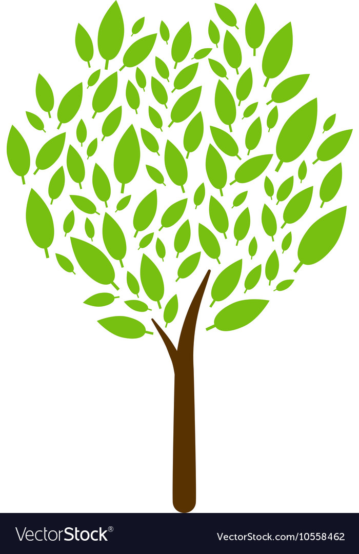 Tree icon on white background