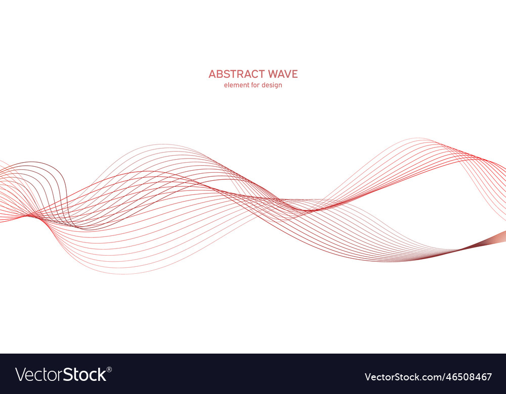 Abstract colorful wave element for design digital vector image Abstract colorful wave element for design digital