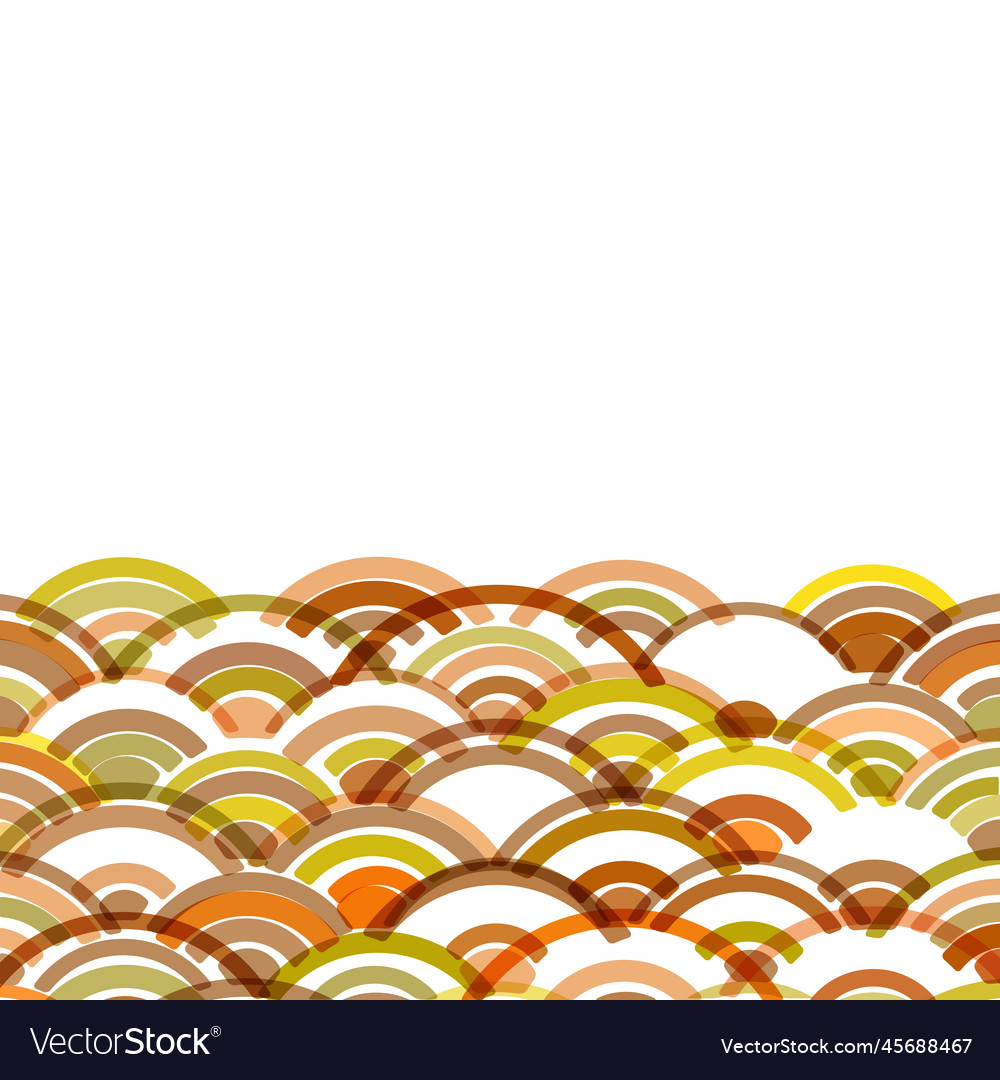 Abstract composition of round elements scales