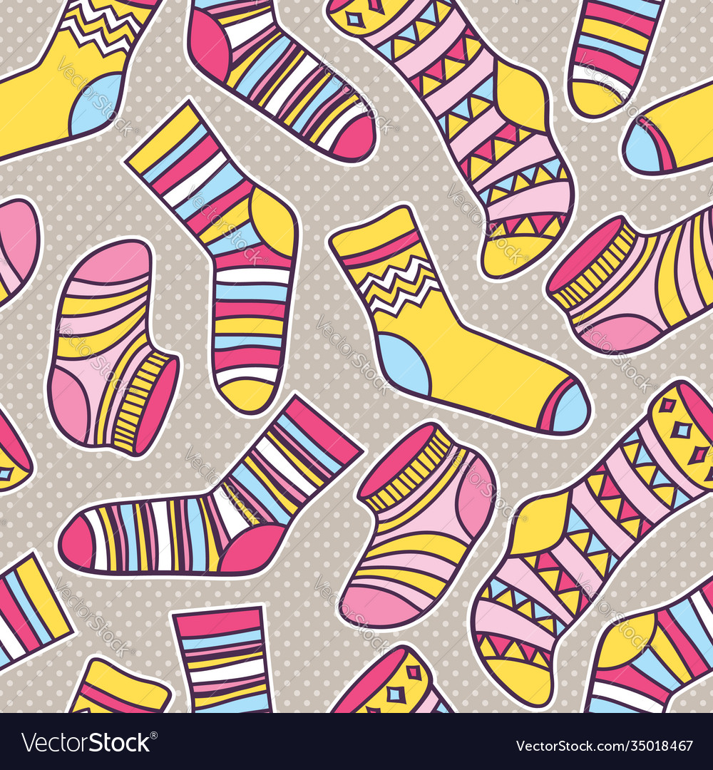 Abstract Sock Pattern