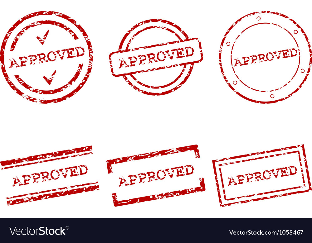 Approved stamps