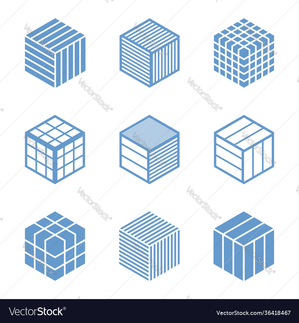 Design elements set vector image Design elements set