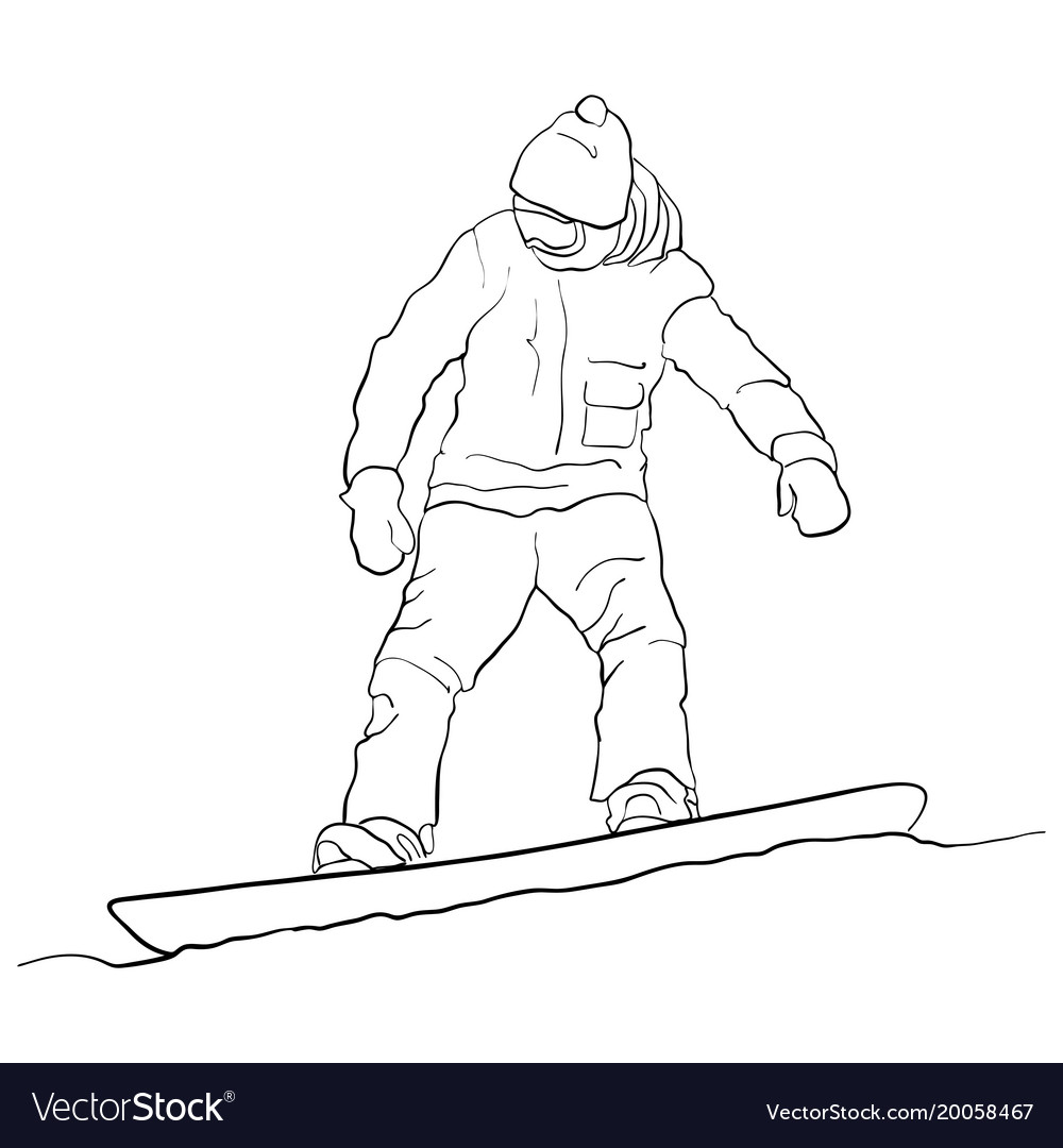 Learn to Draw Snowboarding