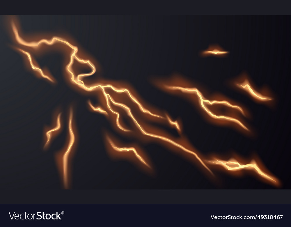 Lightning light effect background realistic flash