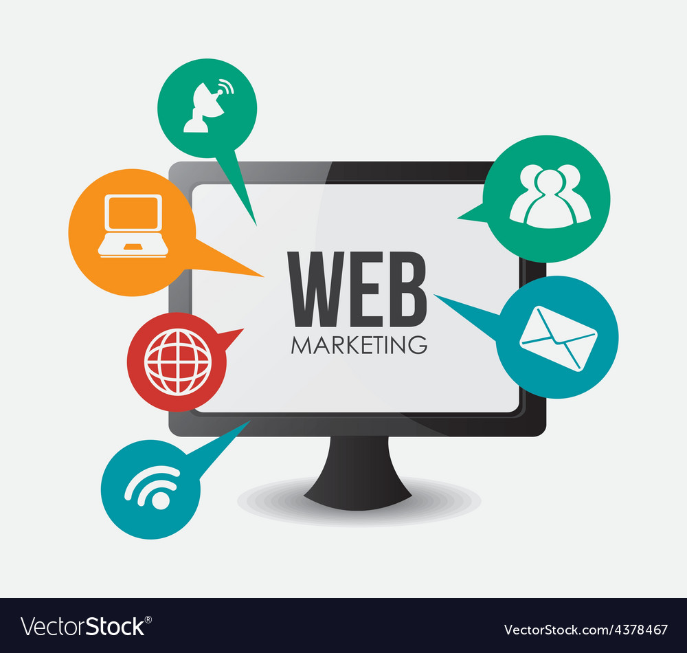 Marketing design Royalty Free Vector Image - VectorStock
