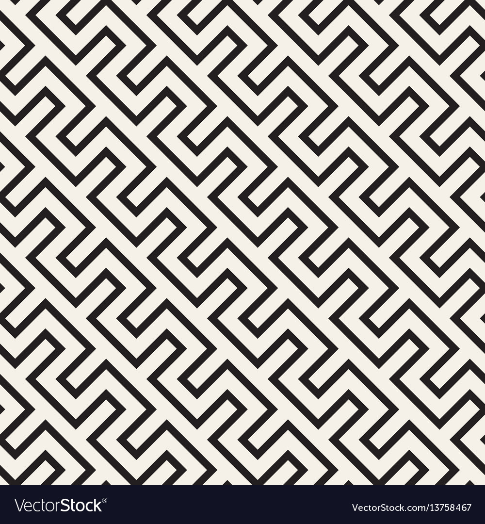 Monochrome Line Lattice Pattern