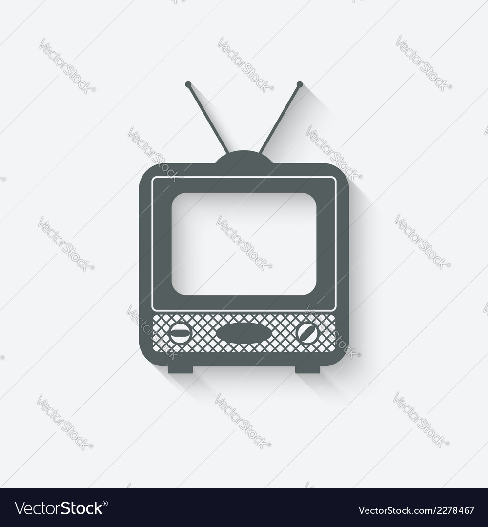 Old television icon