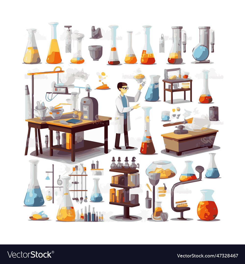 Scientists with simple characters