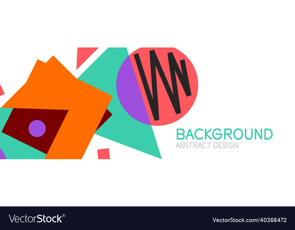 Abstract background blocks lines triangles Vector Image Abstract background blocks lines triangles