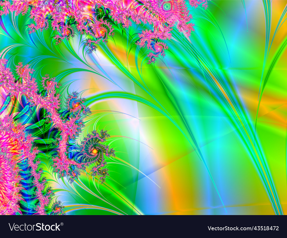 Abstract bright multicolor linear pattern color vector image Abstract bright multicolor linear pattern color