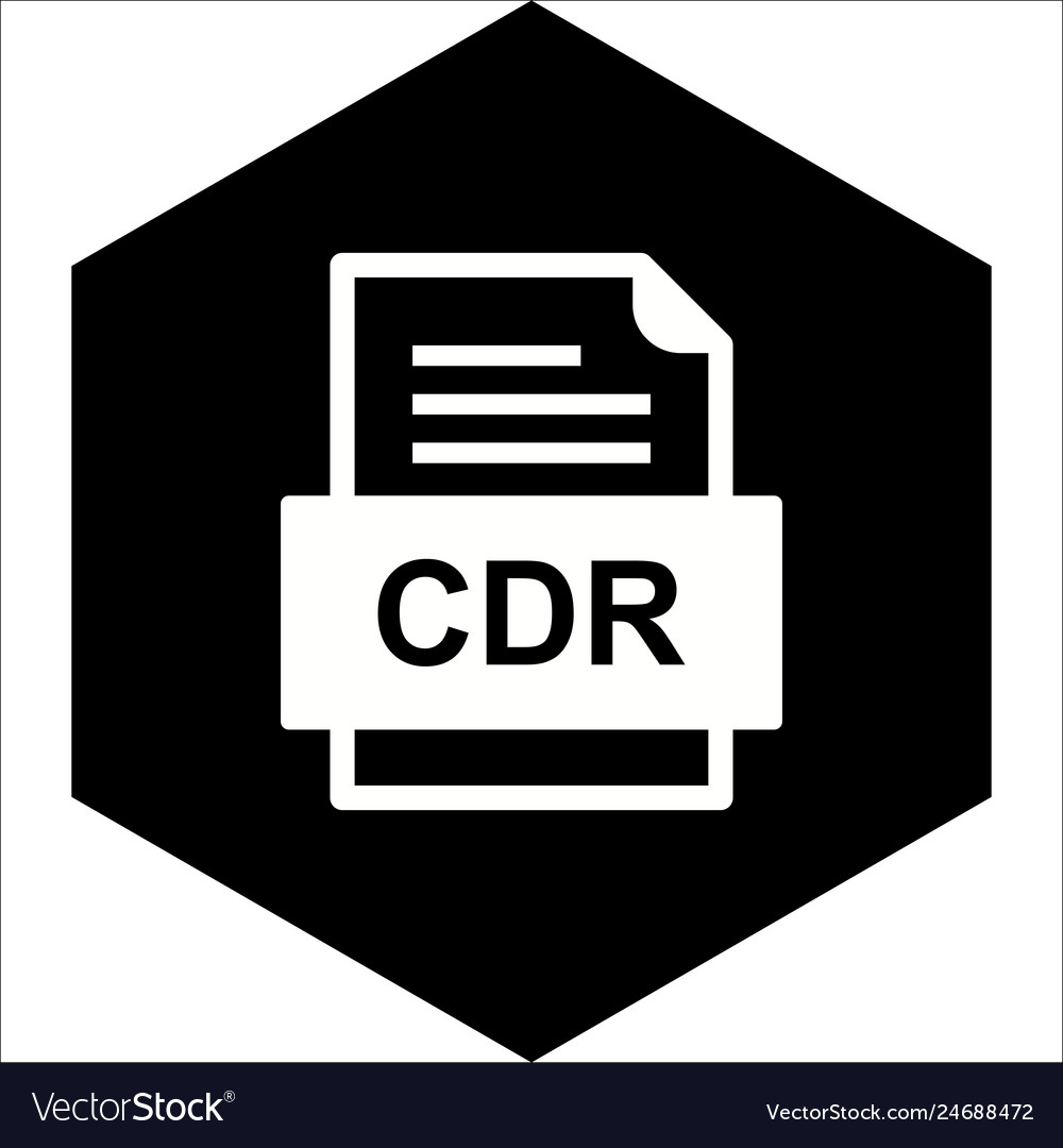 Cdr file document icon