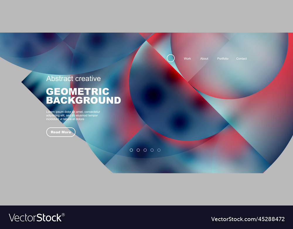 Circles round shapes and lines with fluid