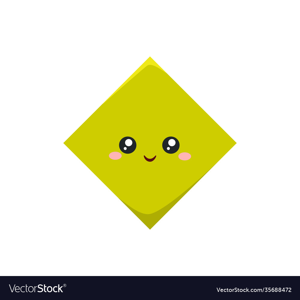 Geometric funny shapes cute kids colorful Vector Image