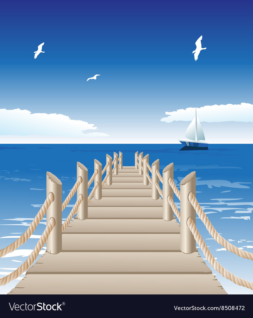 Seaside Pier Landscape