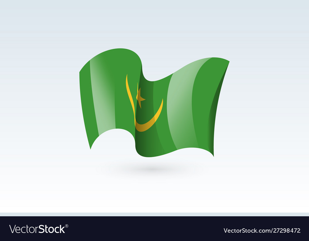 Waving Flag Symbol nationale Symbol geflogen