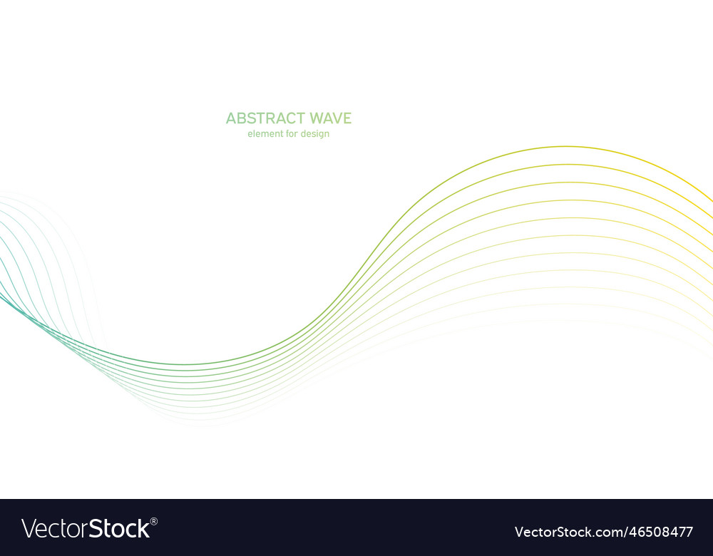 Abstract colorful wave element for design digital vector image Abstract colorful wave element for design digital