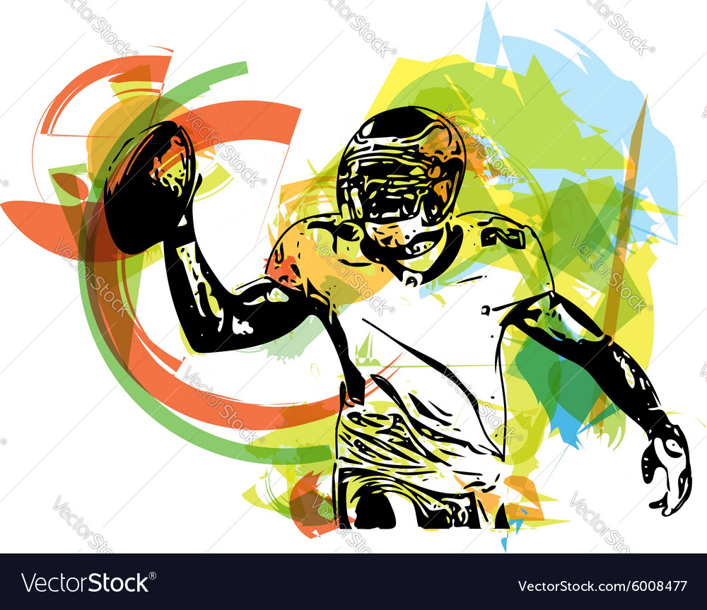 American football player