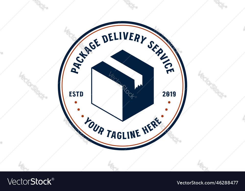Circle circular square cube cardboard box vector image Circle circular square cube cardboard box