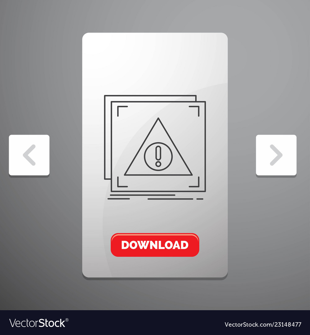 Error application denied server alert line icon