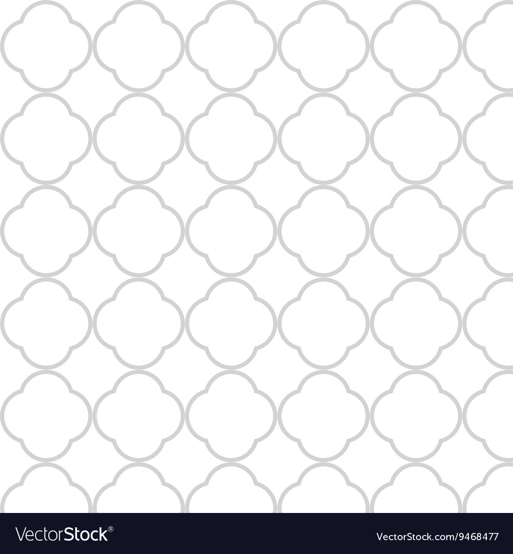 Gray Geometric Repeating Pattern