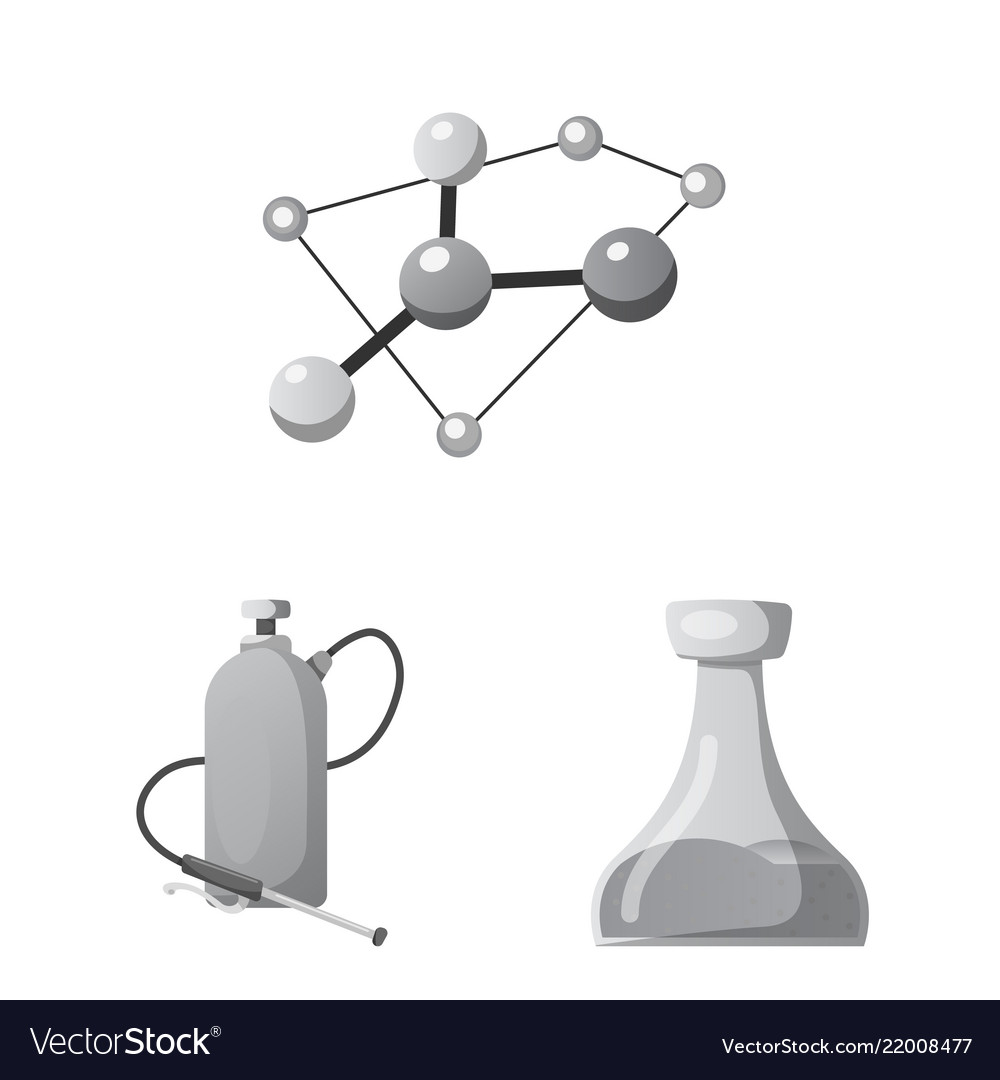 Isolated object of and icon set s vector image Isolated object of and icon set s